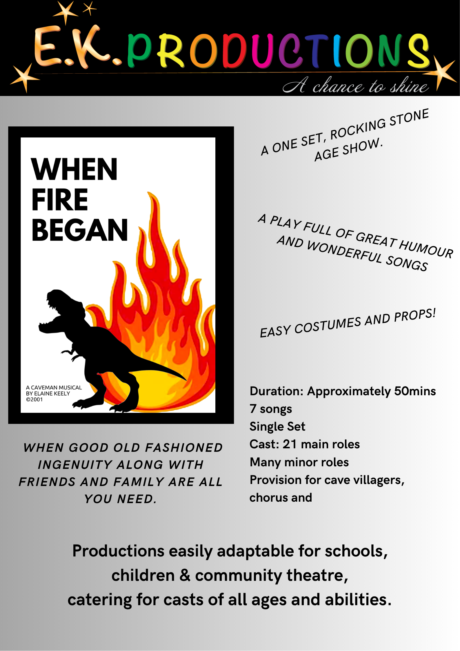 When Fire Began poster